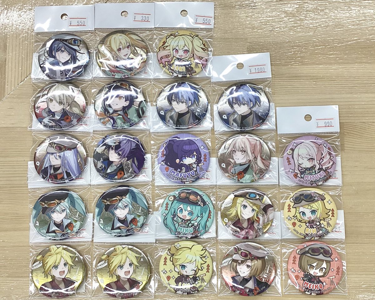 🐨入荷情報🐨】 プロジェクトセカイより、 缶バッジが各種入荷しました