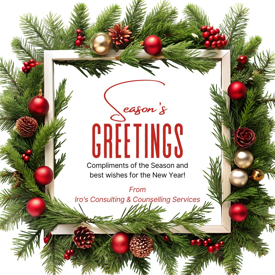 IrosCounselling's tweet photo. Happy Holidays🎁 https://t.co/DyQmcer6tb