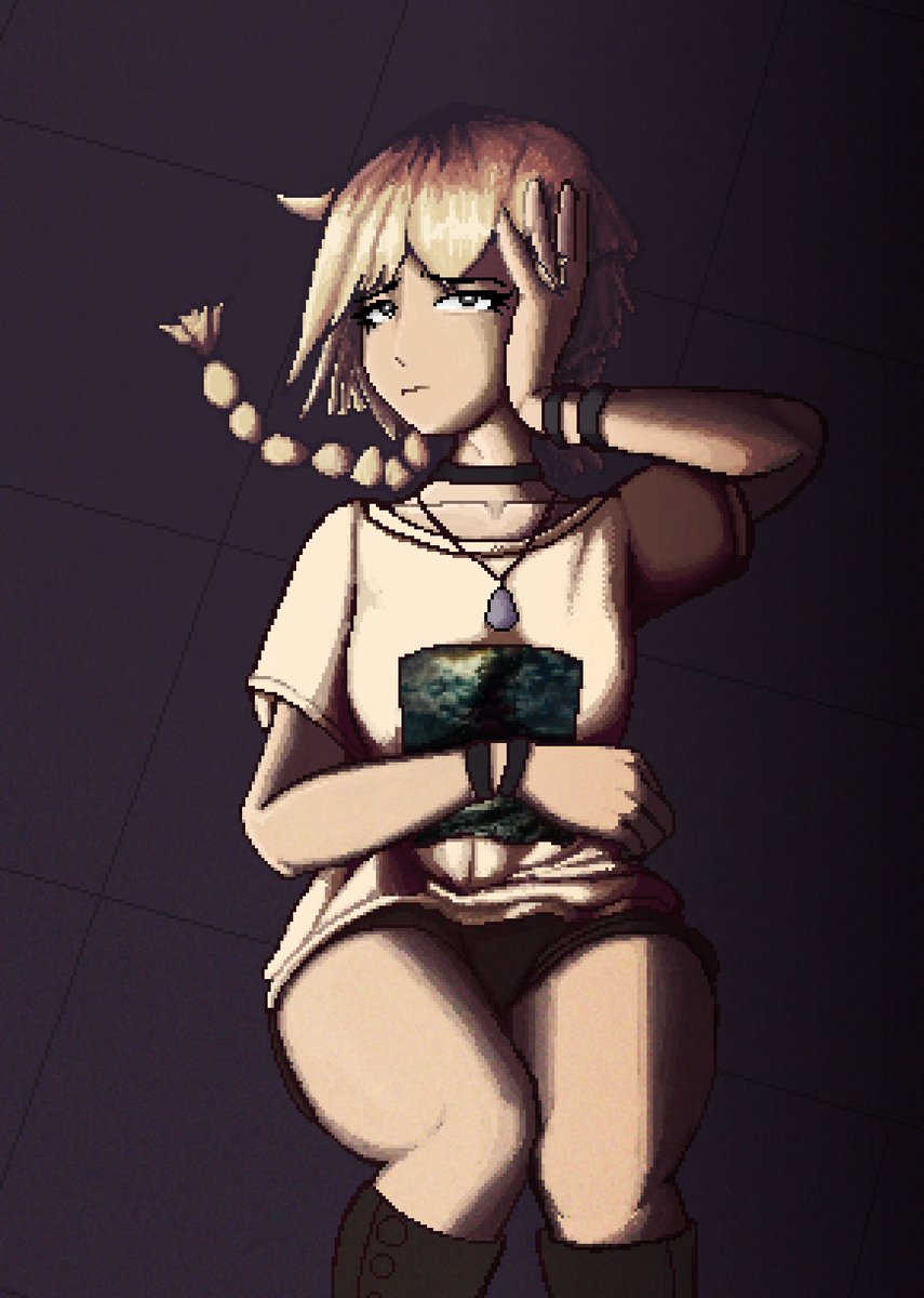 An unfinished Piece for <a href="/montgomeries_/">mila 🪓 horror vtuber</a>  from a old request months ago