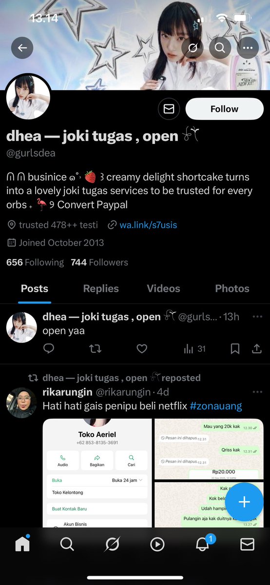 otteyeri's tweet image. #zonauang atur dah 
orang kayak gini
 
nipu 285k  

Bantu retweet orang kek gini biar cepet mati 

@gurlsdea tandain hbs ini ganti usn lagi tuh