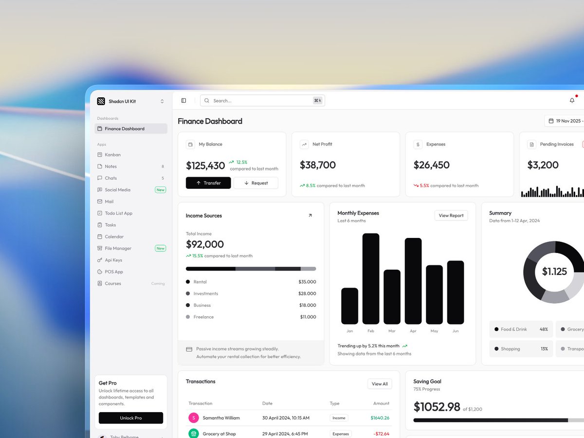 Finance dashboard by <a href="/TobyBelhome/">Toby</a>

More on → bestdesignsonx.com