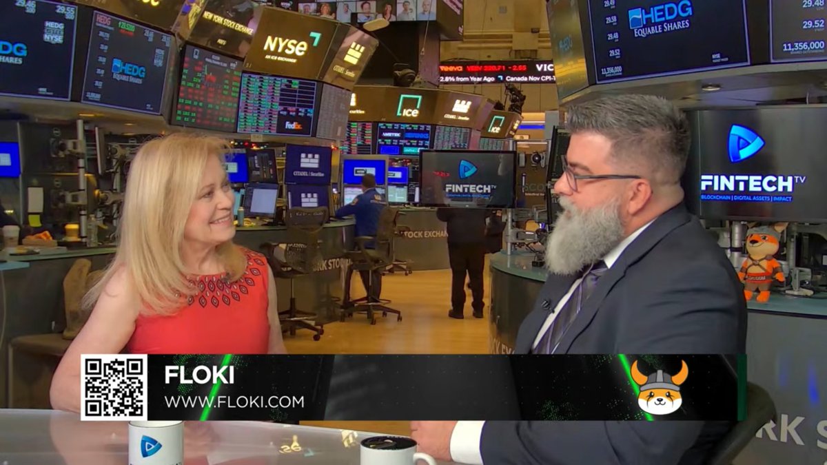 Floki went back to the New York Stock Exchange to discuss how Floki and TokenFi are positioning for the next phase of blockchain adoption.

Watch the full interview here 👇

youtube.com/watch?v=Eyu6DU…

In the latest New to The Street interview at the NYSE Floor, Pedro Vidal breaks