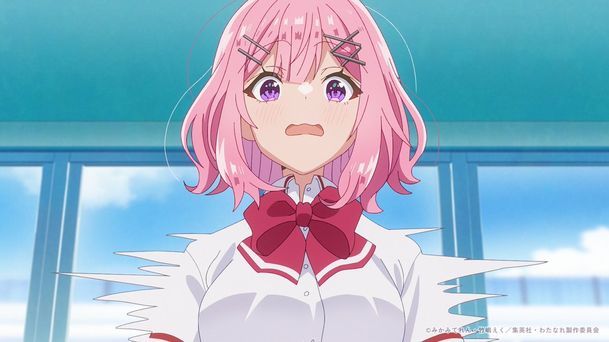 watanare_anime's tweet photo. 📸先行カット公開!!

「れなちん
　　　　　偉いねえ♡」

┌╌╌╌╌╌╌╌╌╌╌╌╌╌╌╌╌╌┐
　　    #わたなれアニメ
　     続編 一挙放送まで
　　    🩷あと５日💚
└╌╌╌╌╌╌╌╌╌╌╌╌╌╌╌╌╌┘

▼放送・配信情報はこちら📺️
https://t.co/IkvEu5paSx https://t.co/dq3lx98k31