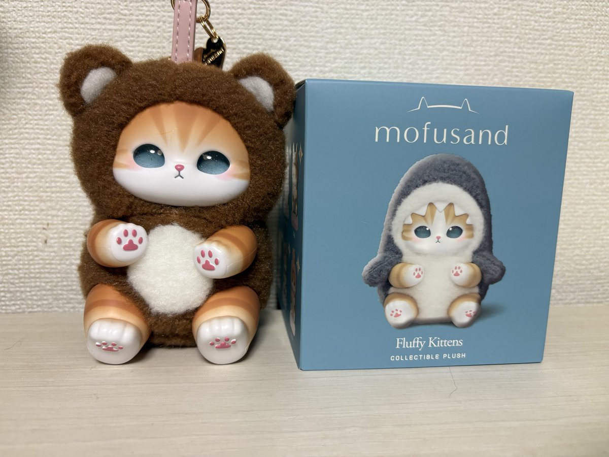 mofusand Kiramekko オオカミにゃん パンダにゃん 届いたーーー！！！ くまにゃんでした🐻🐻 かわゆい💕💕 オオカミ