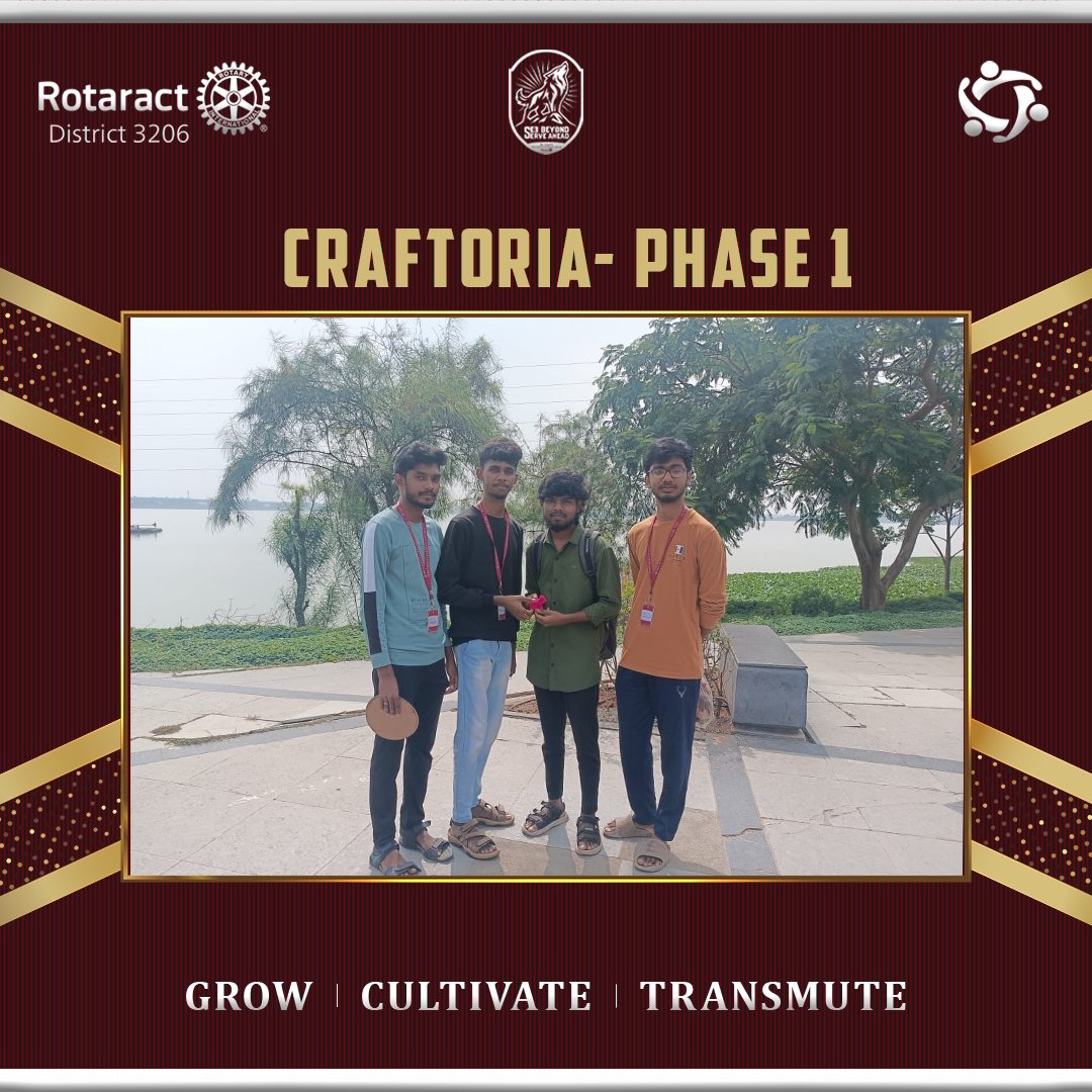 Rotaractgct's tweet photo. “Crafted with Love, Sold with Purpose!”

Craftoria was a vibrant craft exhibition and fundraising initiative showcasing handmade creations, fostering teamwork, social responsibility, and meaningful engagement with both members and the public. https://t.co/i798oLFibv