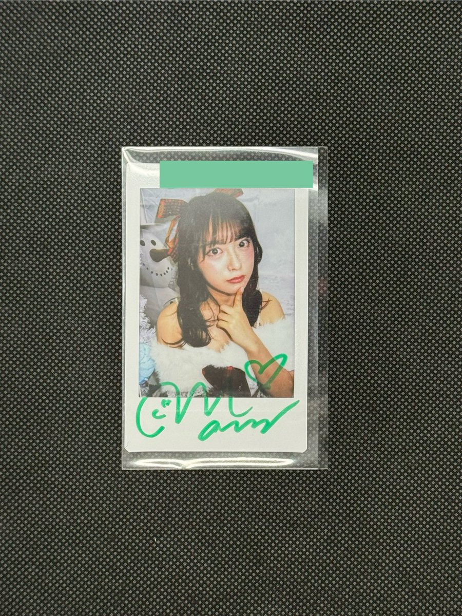 初めて宿題チェキとやらを頼んでみたよ！ 宿題を課しているみたいで