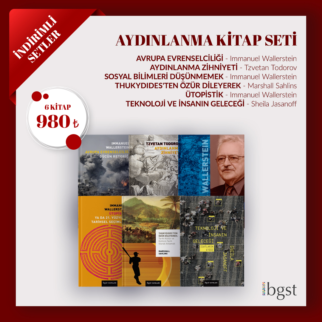 Yeni yılda sevdiklerinize kitap alın...
#aydınlanma #Kitap #seti #immanuelwallerstein #marshallsahlins #sosyal #bilim #avrupa #evrensel #zihniyeti #ütopya #teknoloji #toplum #eleştirel #düşünce #derin #okuma #entelektüel #birikim #kuram #tarih #felsefe #düşüncetarihi #kitapkurdu