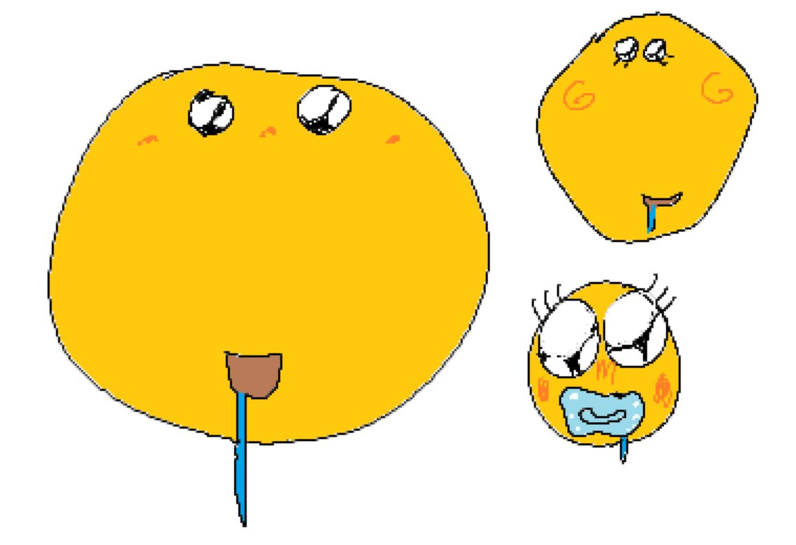 DarkWorldRaltzy's tweet image. drooling emoji family