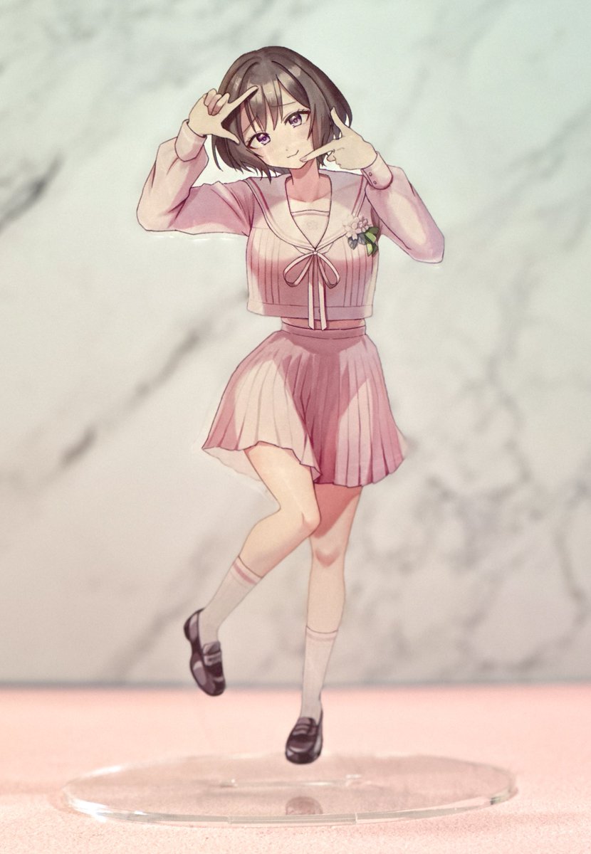 ✿ぴよすけ様確認用✿ 髪の毛の先の透明のところ、白版なのか印刷ズレなのか、超若干少しだけ