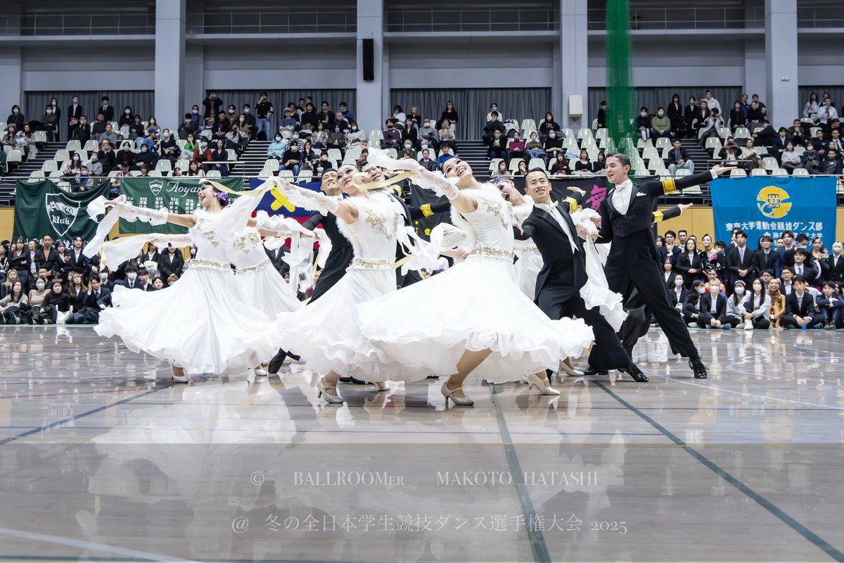 全日本学生競技ダンス選手権
#冬全2025
 FMの部　優勝

電気通信大学