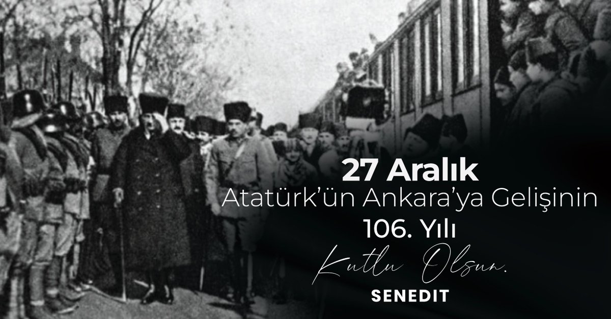 SenEDIT's tweet image. Bir milletin kaderi bugün yola çıktı.
Gazi Mustafa Kemal Atatürk’ün, bağımsızlık mücadelesinin kalbi Ankara’ya gelişinin 106. yılı kutlu olsun.
Bu şehir bir durak değil; bir ulusun yeniden doğuşunun ilk cümlesiydi. ✨

#Atatürk #AnkarayaGelişi #106Yıl #Cumhuriyet #Bağımsızlık