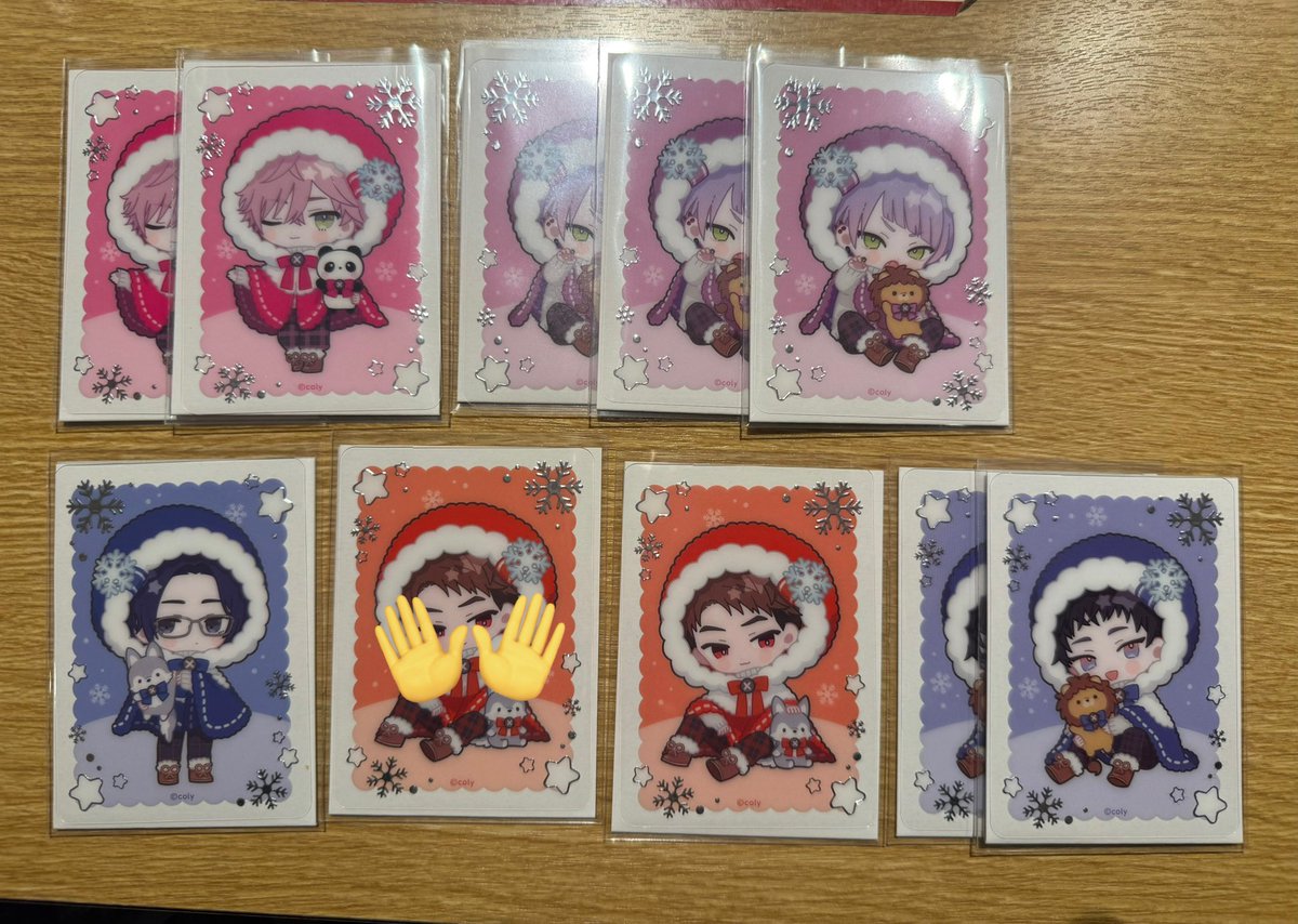 〔 交換/譲渡 〕ブレマイ winter フェア クリアカード クリカ フォト風カード 

譲：⚪︎立科 ⚪︎隠岐谷 ⚪︎須王 樋宮 祠堂 相沢 城瀬 ⚪︎御門 綾戸 麻波 ⚪︎節見 ⚪︎新開 ⚪︎神谷

求：環野、新名1 ＞ 定価＋送料

譲渡は⚪︎含む譲渡のみ。郵送。検索からでもお気軽にお声がけください。