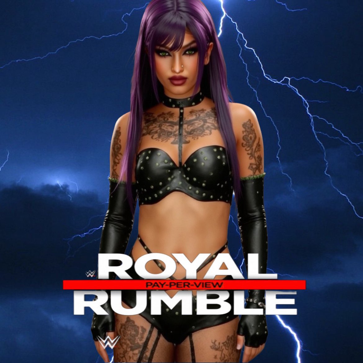 hersins98's tweet image. the wicked one 😈 aka lex walker ✨declares herself in the @Oomfiverse 2026 royal rumble match
