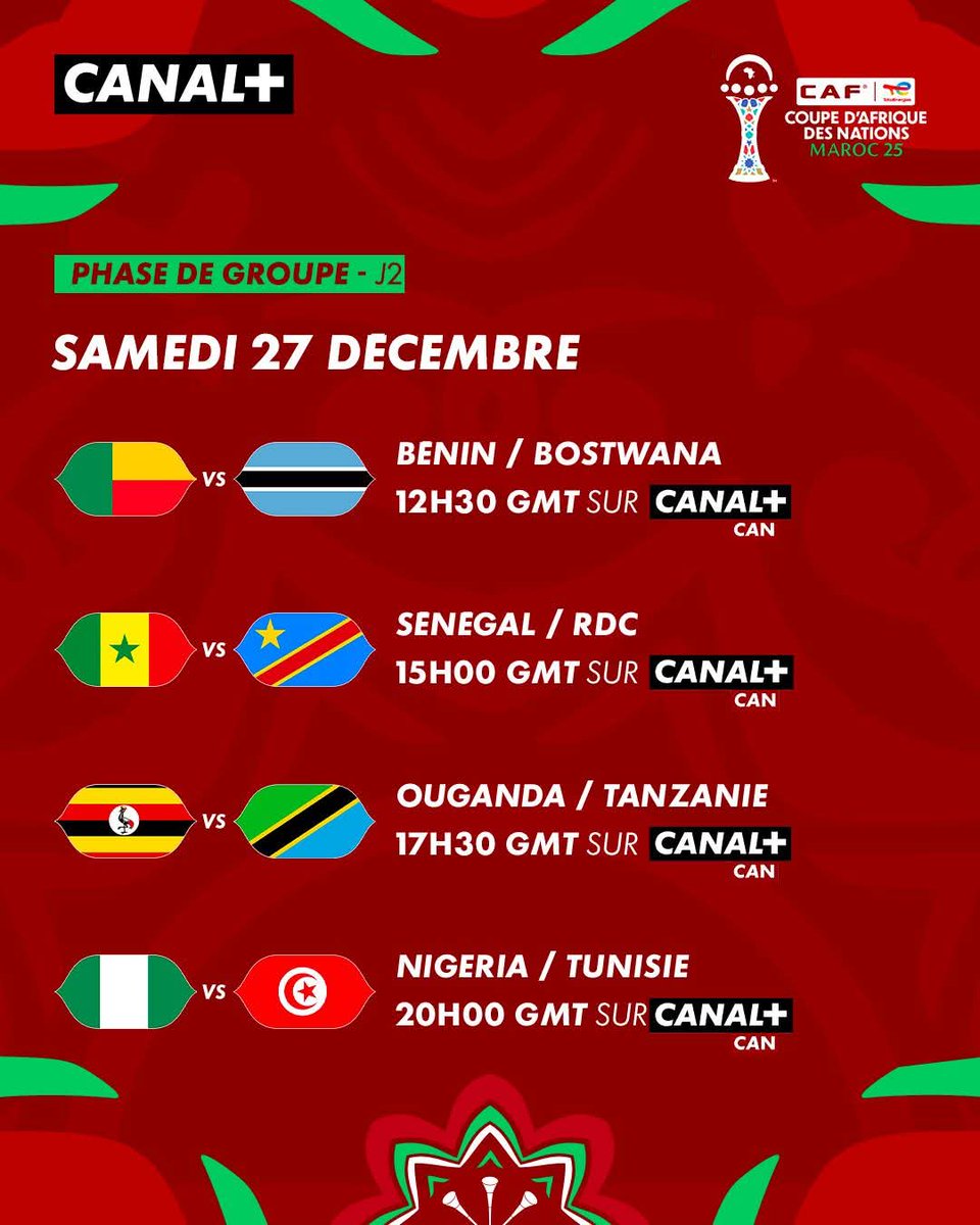 KalemoJerry's tweet photo. CAN 2025 : Les quatre matches de la journée https://t.co/VxduNFtLat