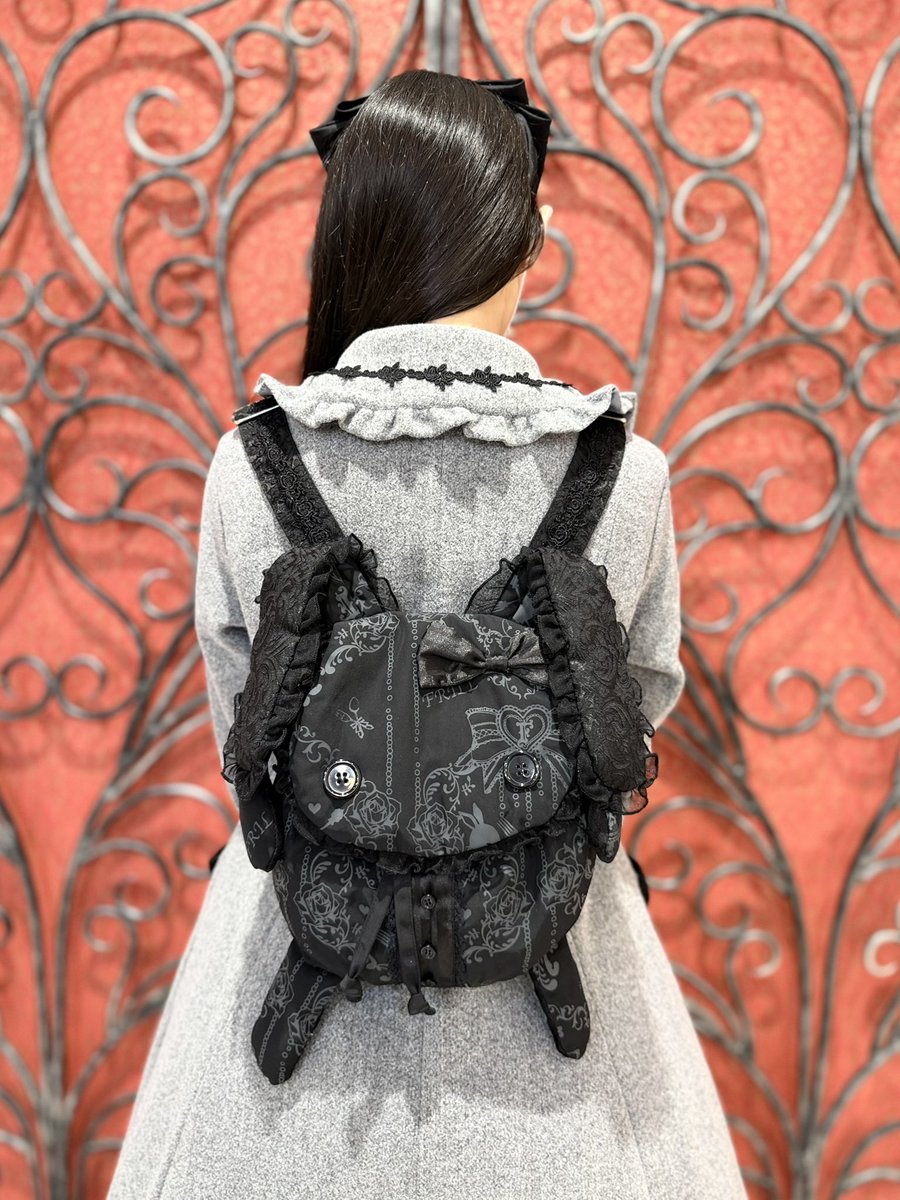 h.naoto FRILL エイチナオト リュック h.NAOTO/エイチ・ナオト Lovely Bunny Frill Backpack / B