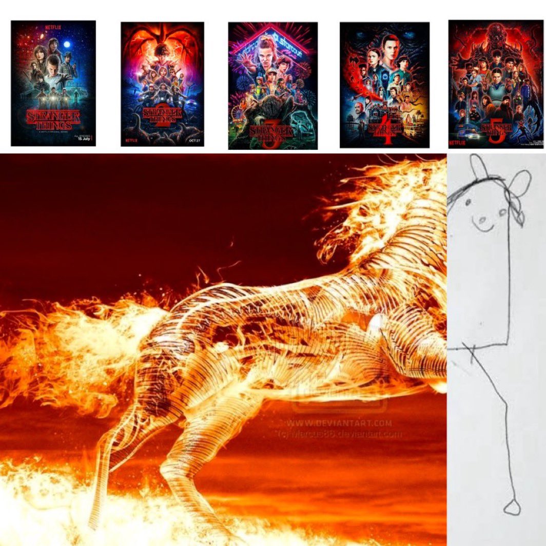 WarriorNight007's tweet image. Stranger things then vs now