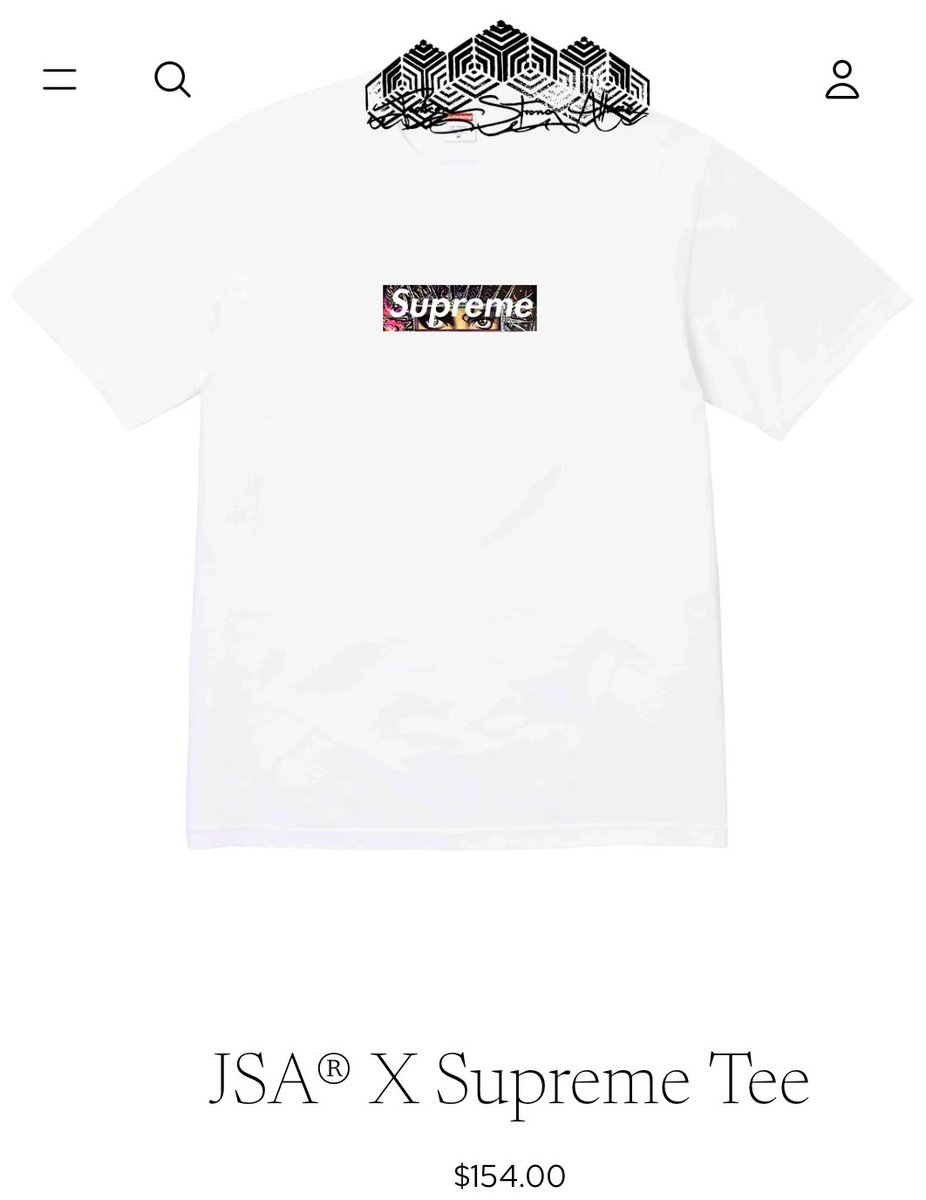 トップス supreme jsa tee XL JSA® X Supreme Tee Supreme側は非公認でしょうが、リリースあったよう