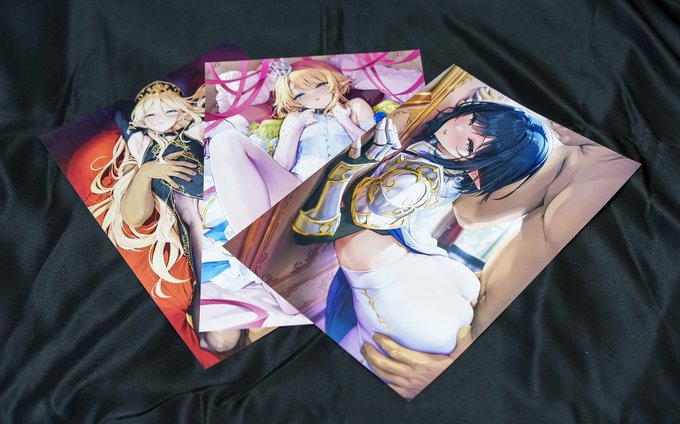 シャッフルC107新刊セット グッズ見本④ A4サイズポスター3枚 (当たりはshuffle直筆サイン入り) *C107会場完全限定頒布になりますので新生ロリショタスペースにぜひ #C107 #男の娘