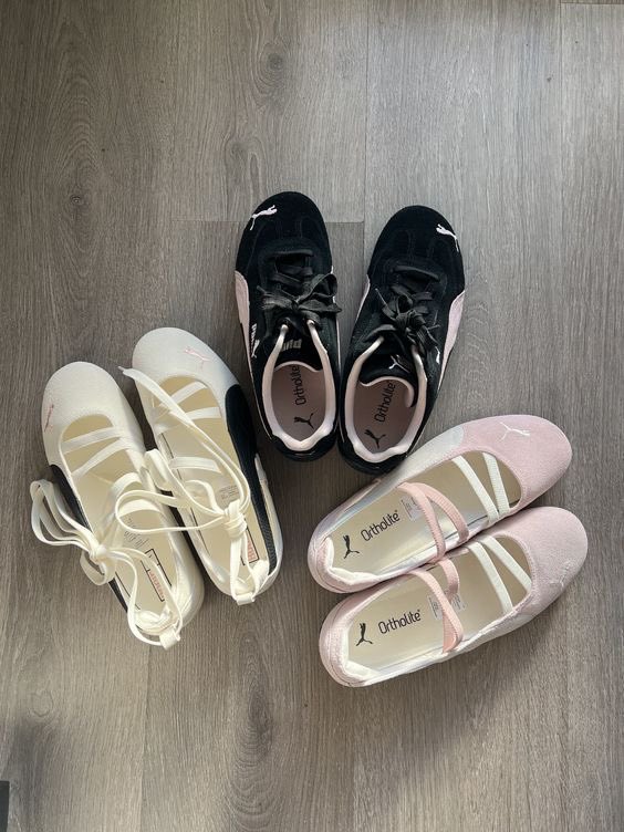 roxysshi's tweet image. All Puma speedcat ballet sneakers totally looks so stunning.