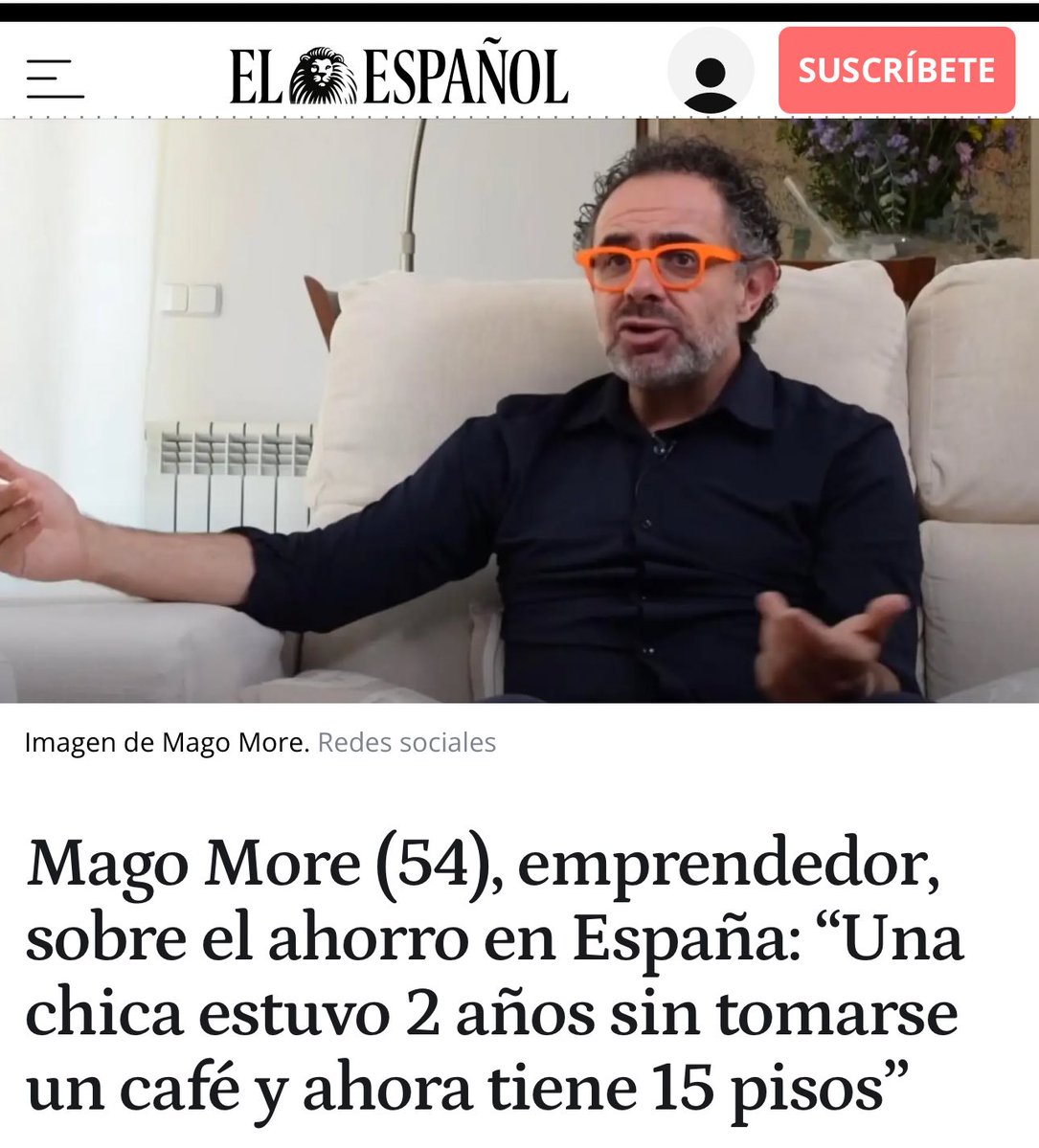 Suponiendo que un café cueste 2€ y que hipotéticamente esa chica pudiese ser adicta al café y se tomase 10 cafés diarios, se ahorraría 20€ al día. Un año tiene 365 días y suponiendo que el siguiente fuese bisiesto, se habría ahorrado 14.620€... y con eso ahora tiene 15 pisos.