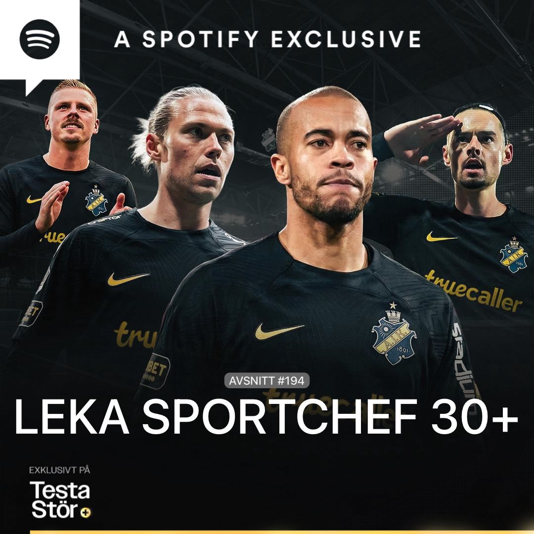 ⚫️🟡➕LEKA SPORTCHEF 30+

När allt bara ska vara ungt, lovande och med stor försäljningspotential så testade vi att leka med tanken om det motsatta. Hur hade man agerat om man bara fick värva spelare som är 30 eller äldre? 

🎧 open.spotify.com/episode/6Bsm6B…