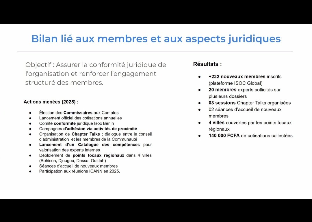 Internet Society Chapitre du Bénin tweet media