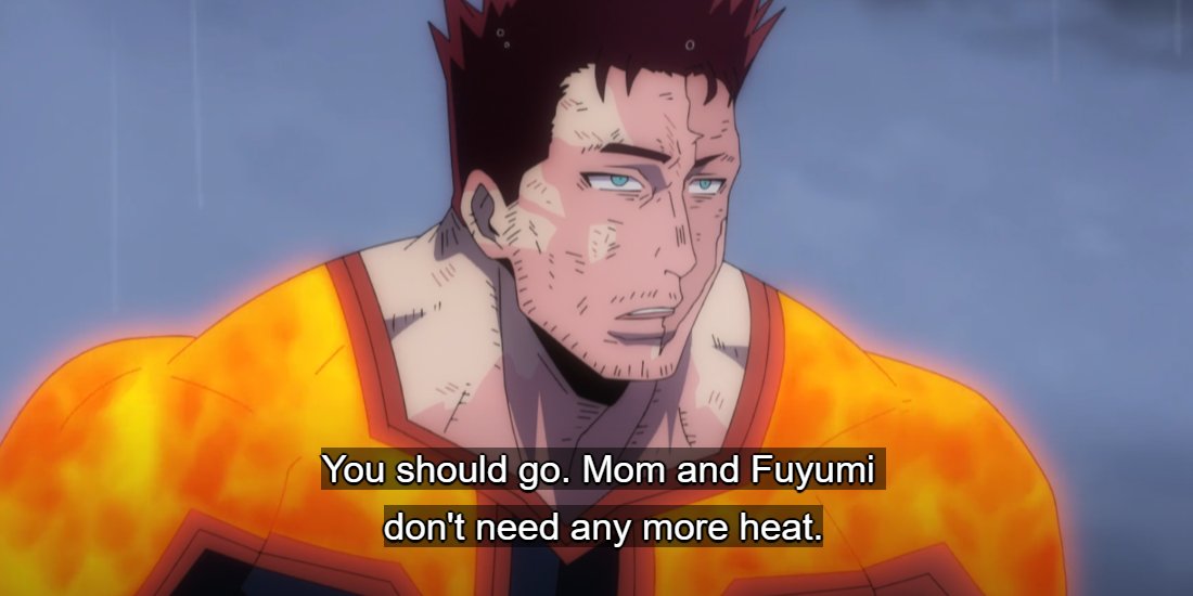 hoshiumisexy's tweet image. todoroki family in the final season episode 8...