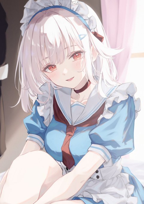 『部屋に入る時はちゃんとノックしないとだめですよっ♪』 