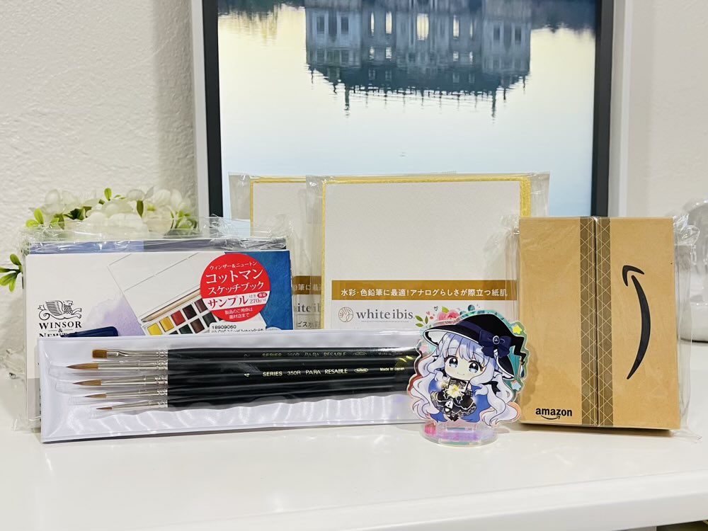 _micolo's tweet image. 💎Giptからお誕生日プレゼントをいただきました(*´꒳`*)✨
SATOさんありがとうございました⭐️✧
今から描くのが楽しみです🎨
大切に使わせていただきます！✨