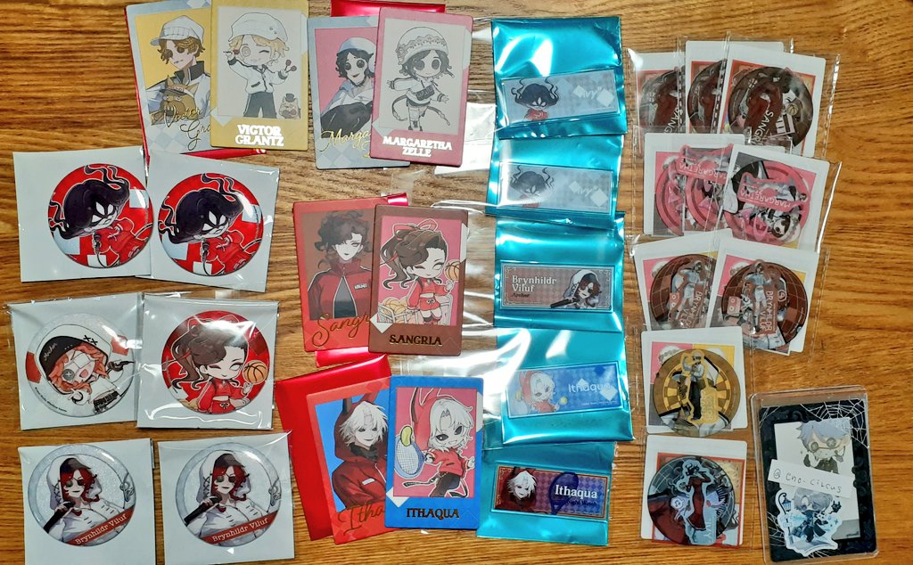 交換 讓渡 第五人格 ラウンドワン 缶バッジ ブロマイド ネームプレート