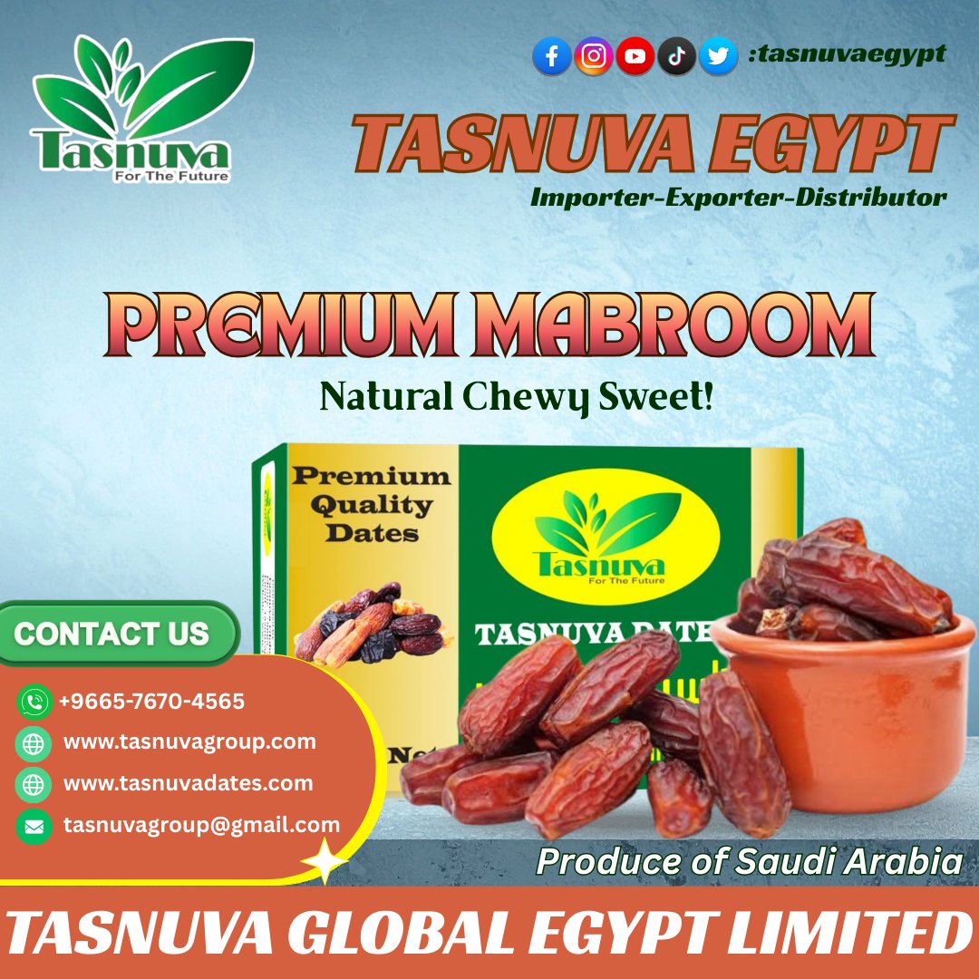 tasnuvatrading's tweet image. "শুধুমাত্র সুস্বাদু নয়, স্বাস্থ্যকরও! পবিত্র রমজান ও উৎসবের জন্য পারফেক্ট! "
অর্ডার করতে এখনই যোগাযোগ করুন:
📞 ফোন: 01902-422280
🌐 ওয়েবসাইট: tasnuvadates.com 
#MabroomDates #Ifter #PremiumQuality #NaturalEnergy #RamadanEssential #DatesMix#Superfood
 #Iftar #RamadanVibes
