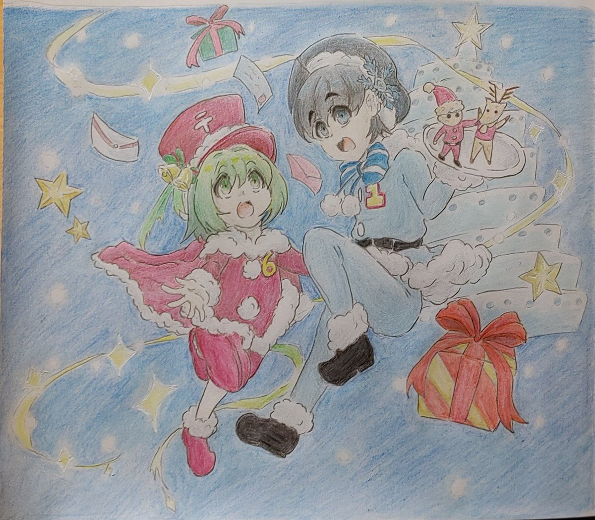 🍗食べたら気合い出す( ´ー`)b
遅れながらｶﾞﾘｶﾞﾘ描いてみました(*´∀`)
描いてたらすぐしんどくなるので🍗どうこうじゃなく…
気合いヽ( ｀･ω･)ノ