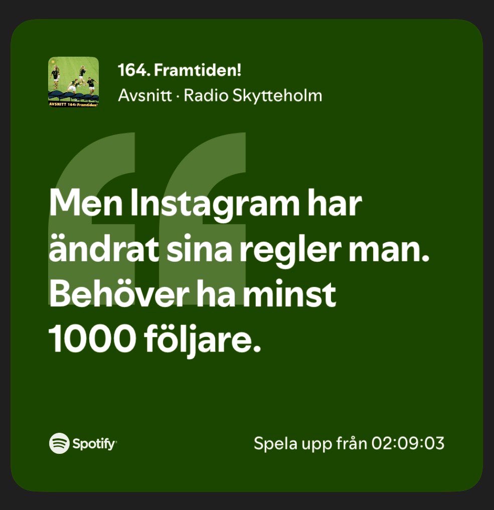 Nu hjälps vi alla åt att fixa så att Radio Skytteholm kan göra nya livesändningar på Instagram! För att detta ska vara möjligt krävs att drygt 350 pers till börjar följa instagram.com/radioskyttehol…