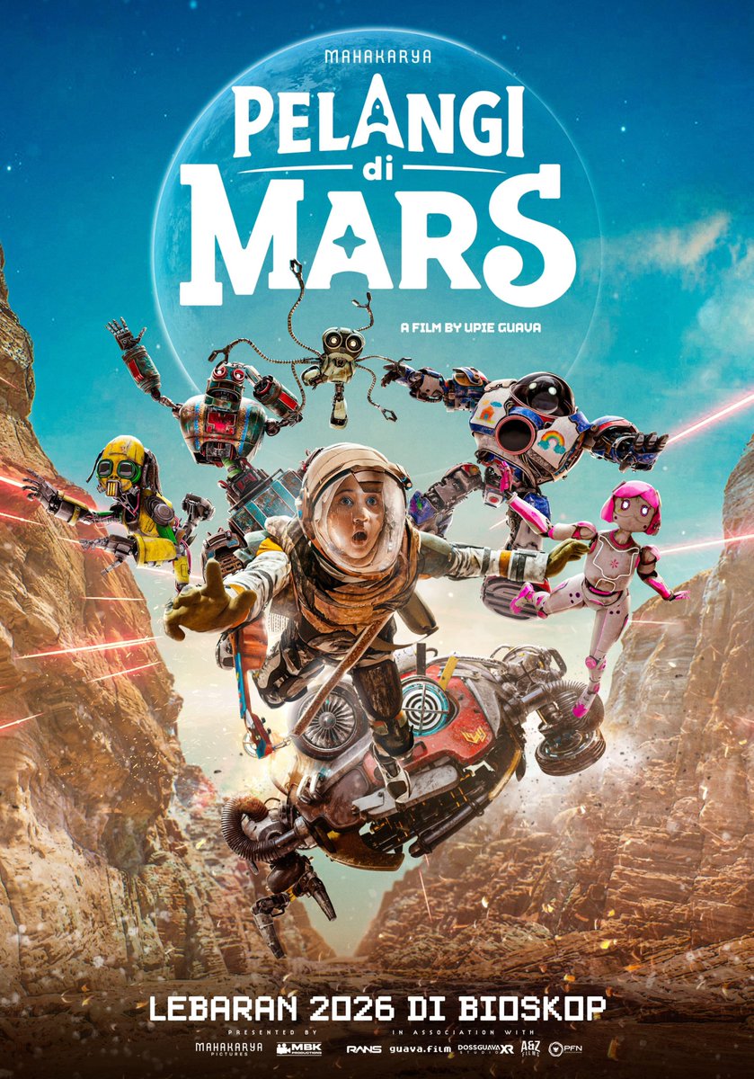 phyrgianesi's tweet image. Film Indonesia yang tayang pas Lebaran selalu punya tempat sendiri. Pelangi Di Mars kayaknya bakal jadi salah satu tontonan favorit.

#PelangiDiMars #PDM #MahakaryaPictures #FilmLebaran2026