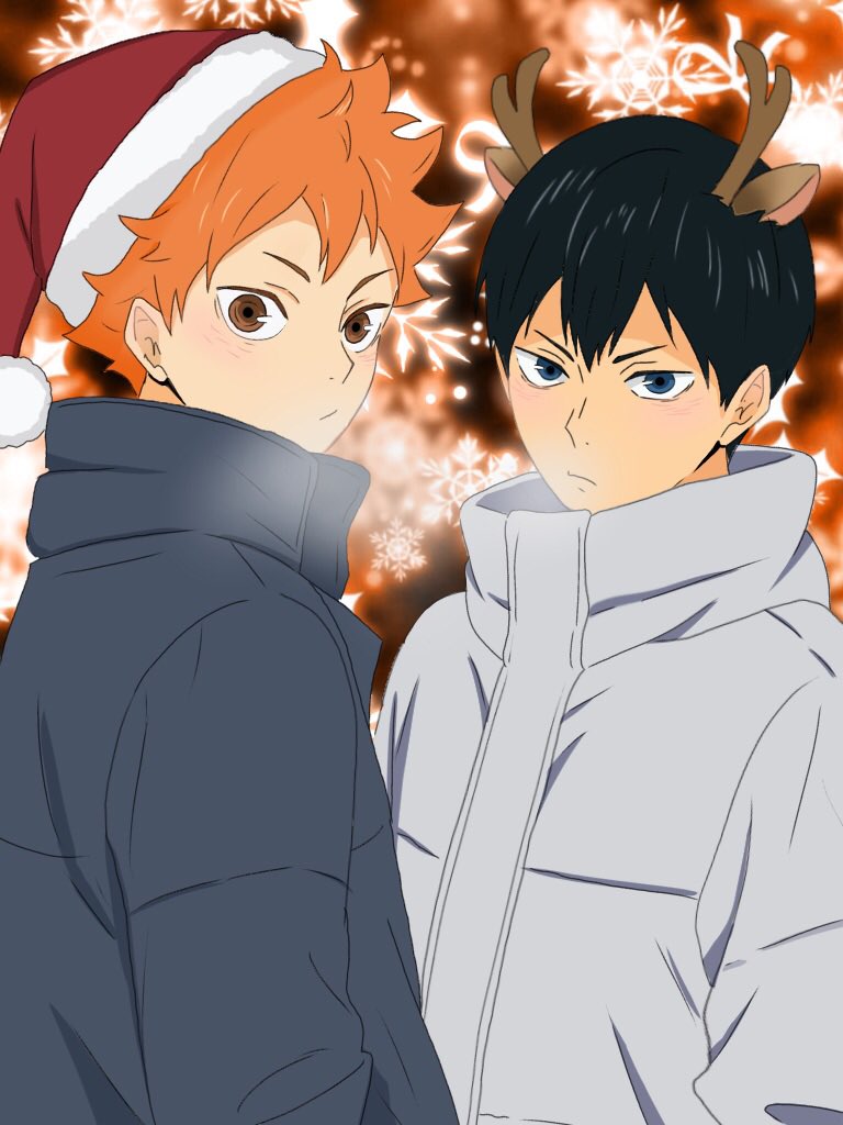 koromaru_1205's tweet image. 遅めのメリークリスマス

 #ハイキュープラザ