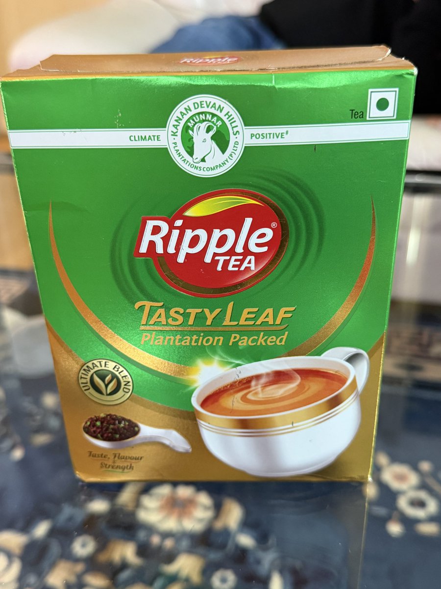 XRP is into Tea now 😁