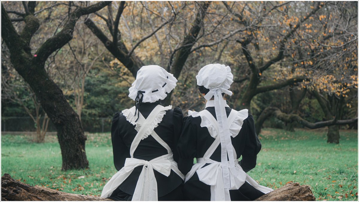 shia_pm__'s tweet image. クラシカルメイドの仕草には一生見れる栄養素がある