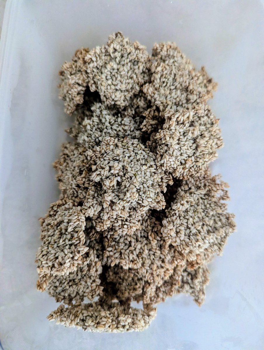 הכנתי עוגיות שומשום.