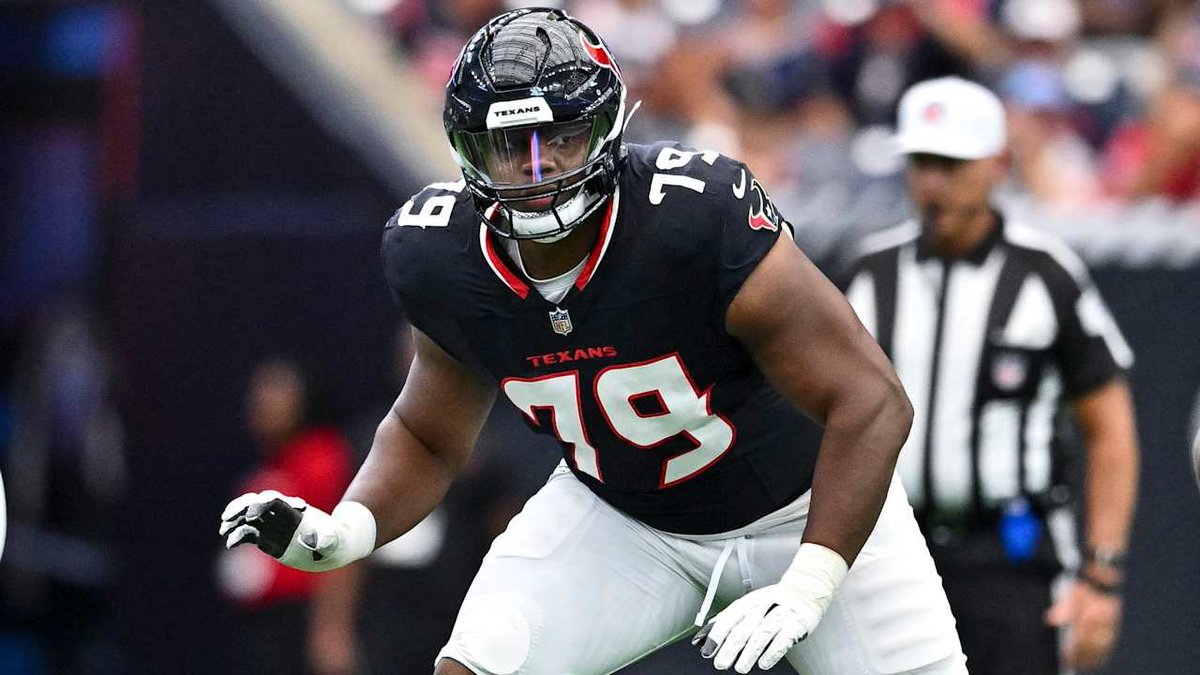 TheCoreyBarrett's tweet image. Is this kid already a franchise Left Tackle? I'm kind of leaning yes... Absolute homerun pick.