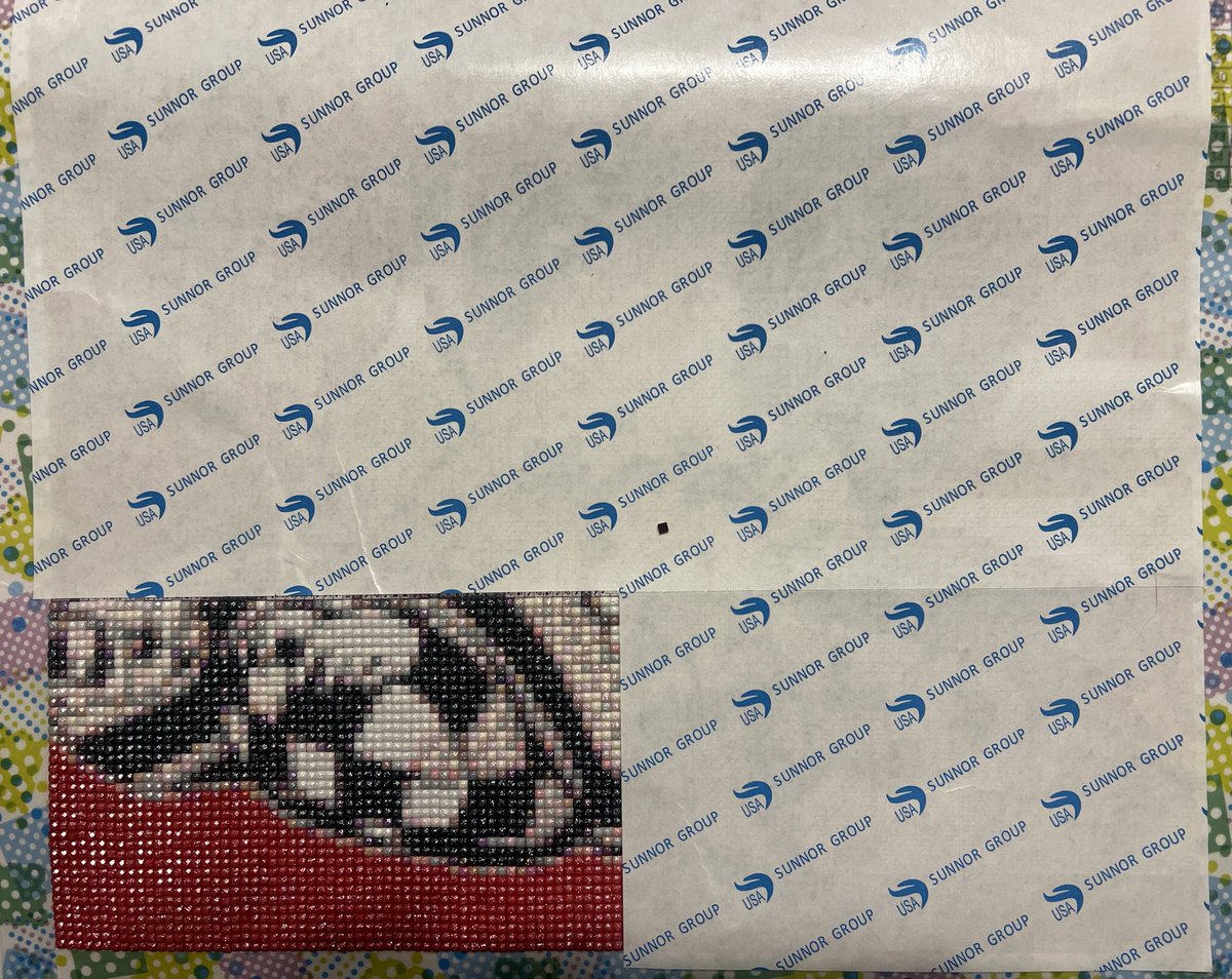 ダイヤモンドアート51作目 ねるマレさんの謹賀新年の子！ 今回もフル