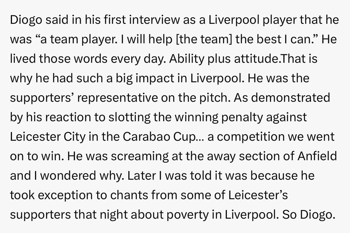 JeffCarnage's tweet image. From Jurgen Klopp’s tribute to Diogo Jota in today’s Observer. Wonderful stuff.
