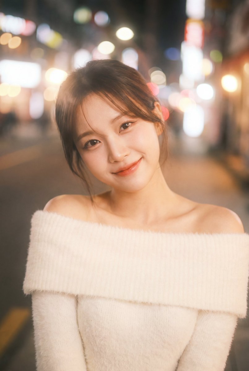 Charming Winter Vibes: K-Pop Idol Portrait