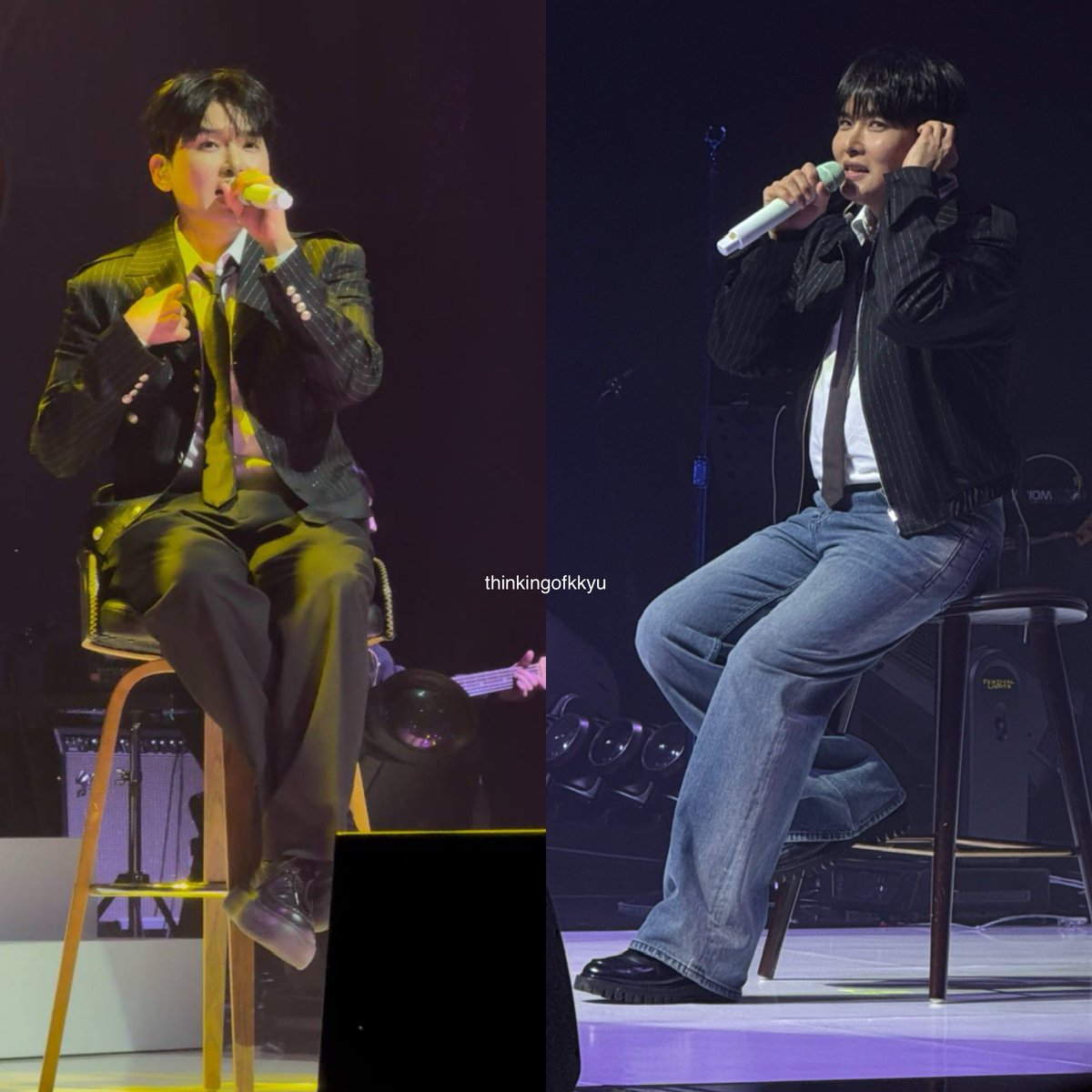 251227 Ryeowook said the chair was too high yesterday and the one