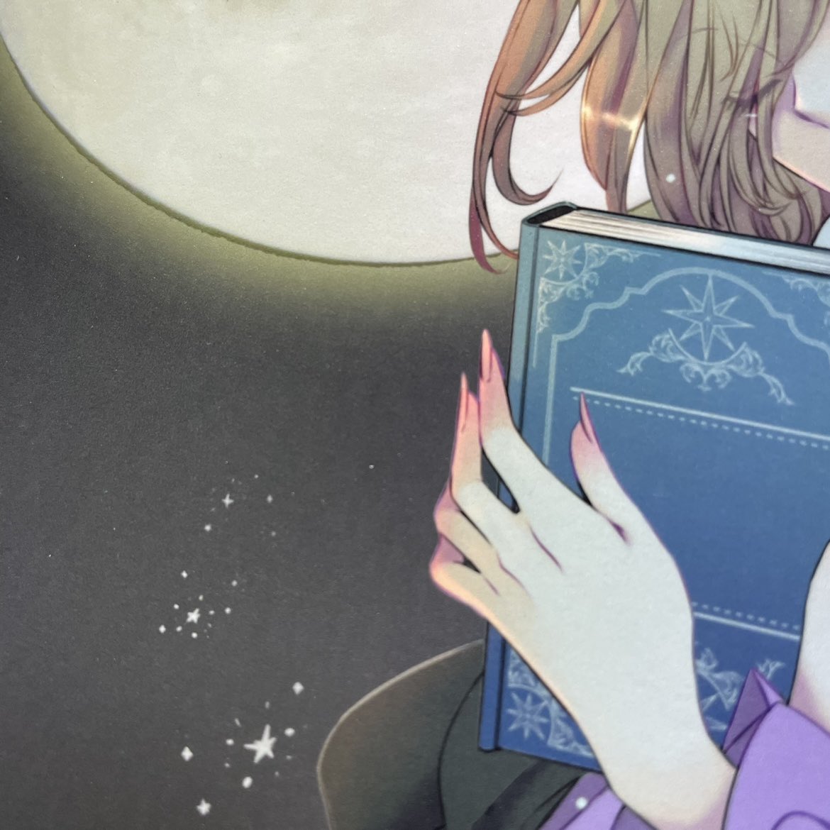 複製原画届いた🥳✨指先のピンク色可愛いね🥰✨発色綺麗で嬉しい