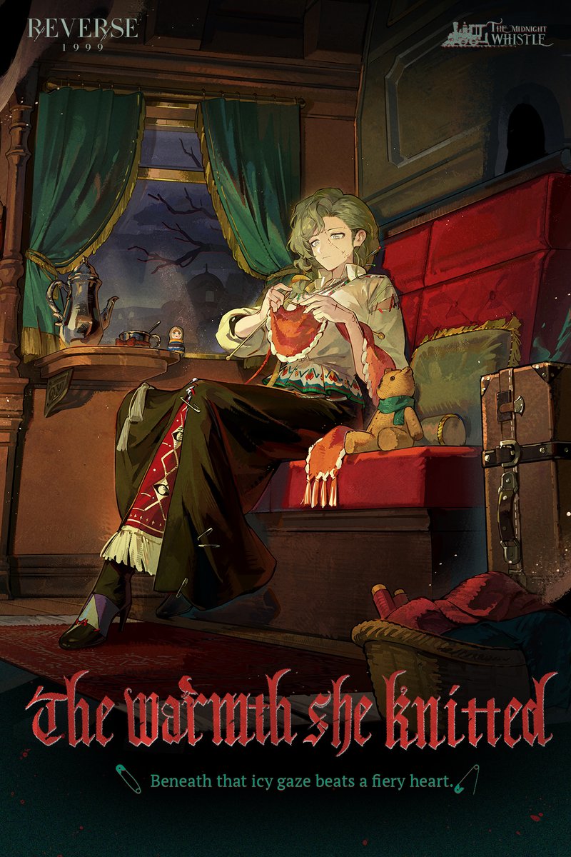 Reverse1999_GL's tweet image. Garment | Corvus
The Warmth She Knitted

Beneath that icy gaze beats a fiery heart.

Download Now: 
bit.ly/TheMidnightWhi…

#Reverse1999Ver3ꓸ1 #TheMidnightWhistle #Corvus