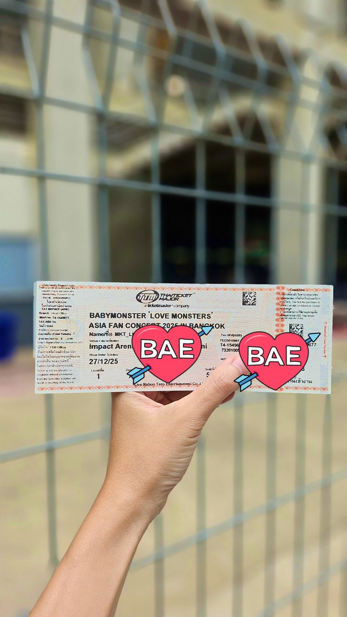 noranartta's tweet image. #LOVE_MONSTERS 
#BABYMONSTERinBKK 

#LiveNationTero