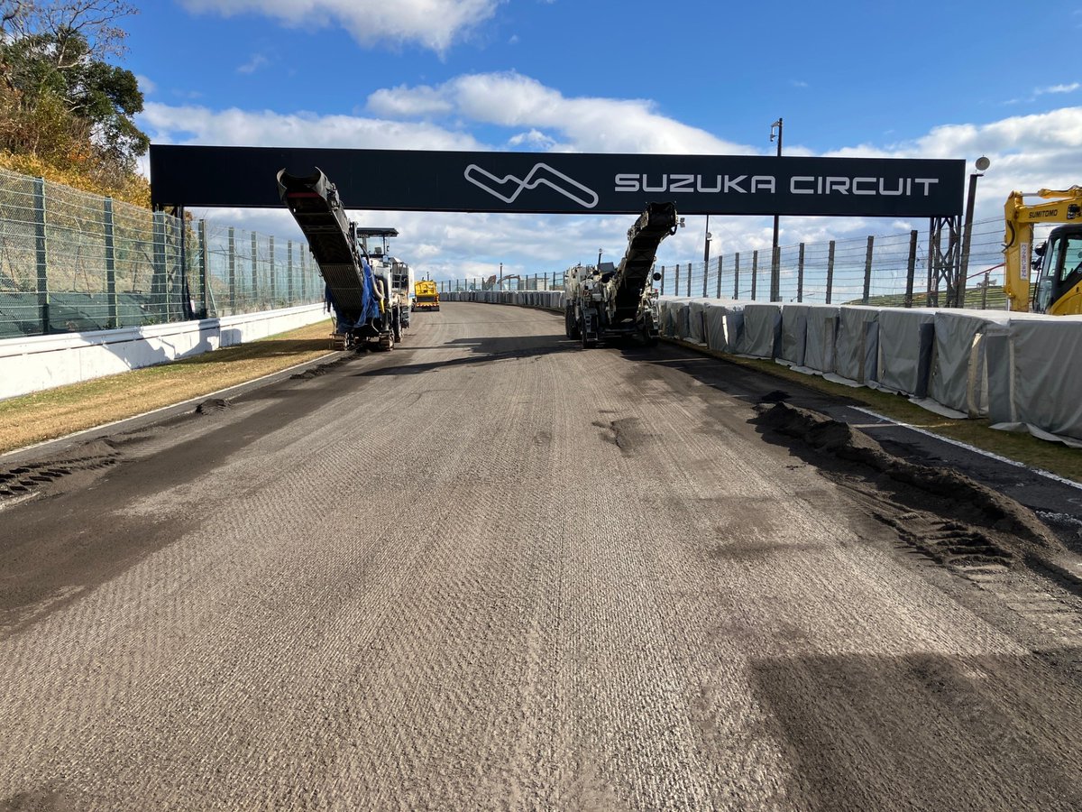 F1BigData's tweet image. 🔥Suzuka is getting a new tarmac