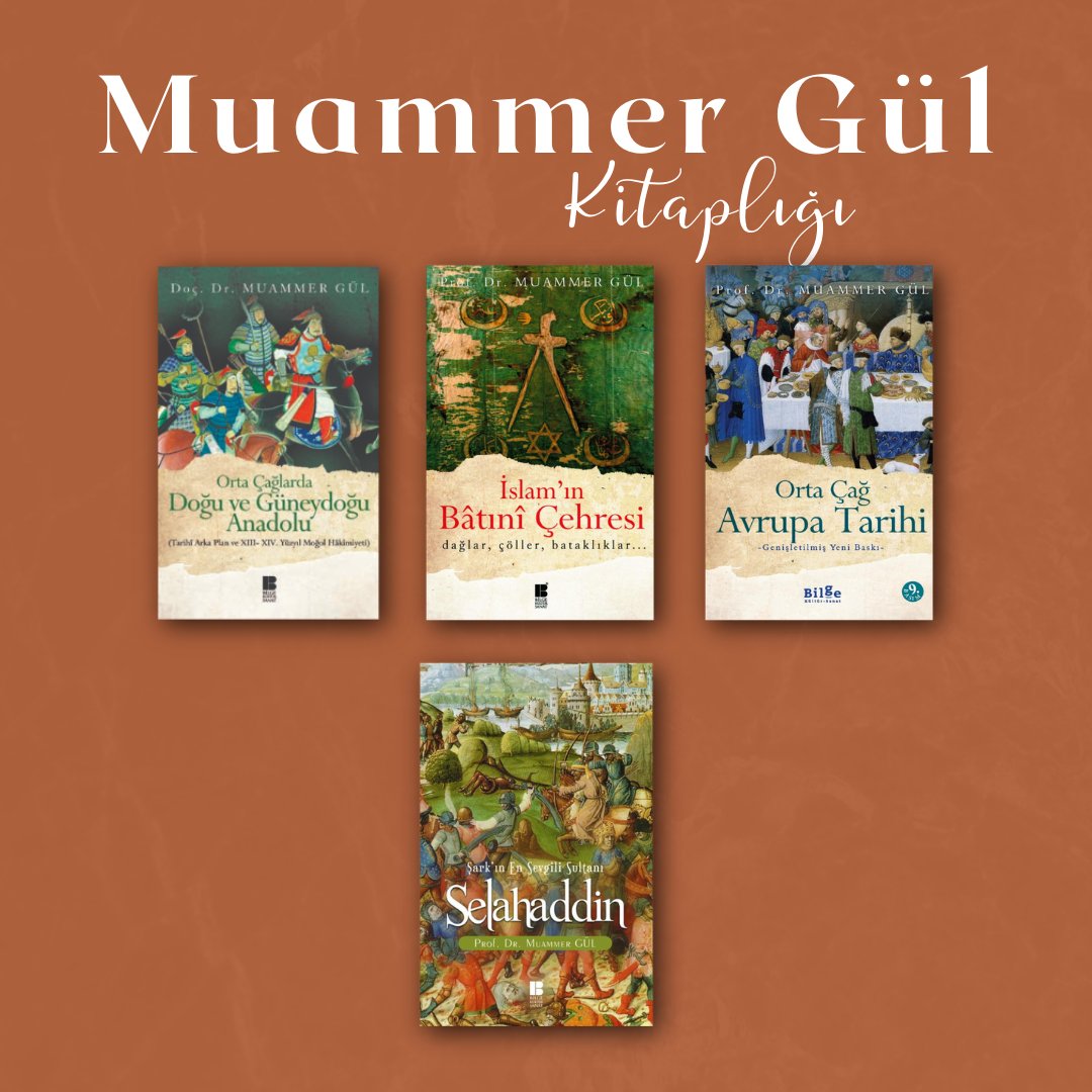 Doç. Dr. Muammer Gül'den Orta Çağ tarihi ve İslam düşüncesine dair güçlü bir külliyat 📚

🔗bilgeyayincilik.com/muammer-gul