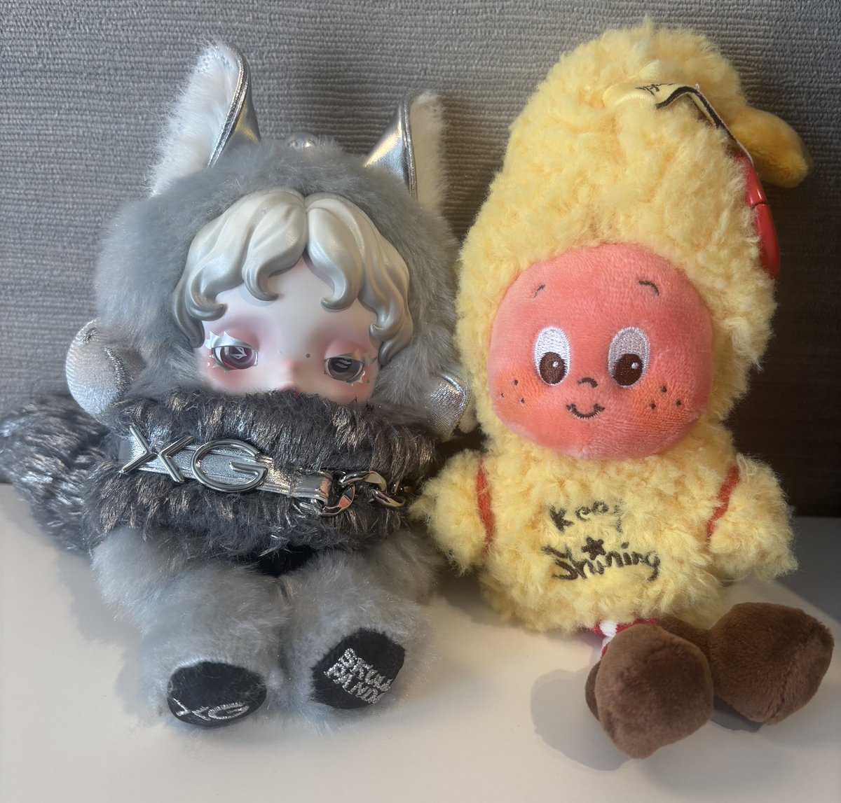 先日POP MARTのPOP UPでお迎えしたスカルパンダちゃんとちんくるちゃん