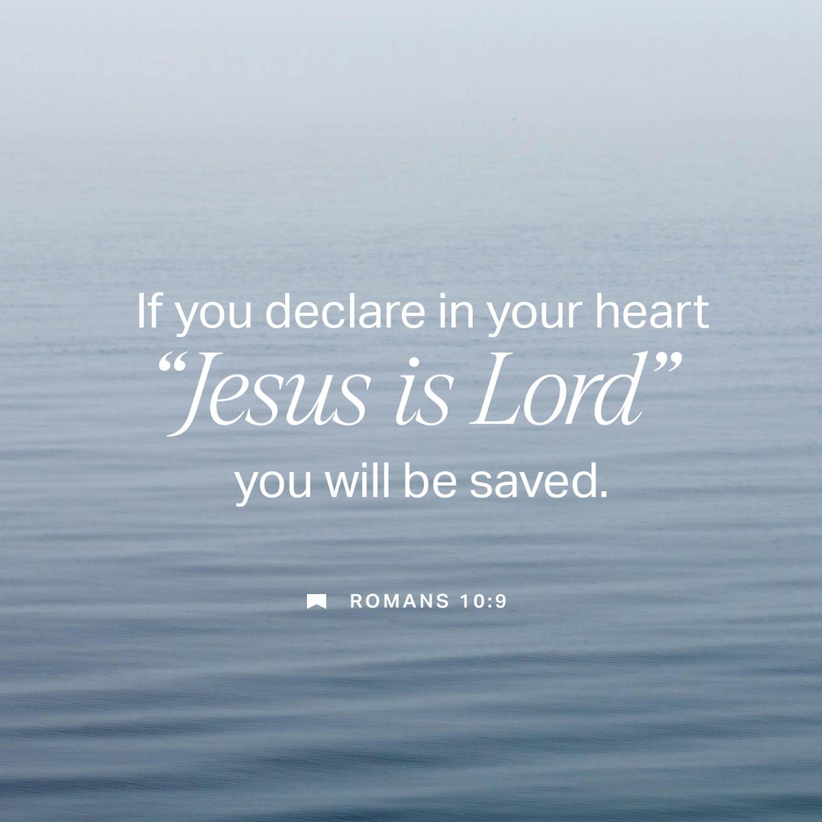 YouVersion's tweet image. Romans 10:9
